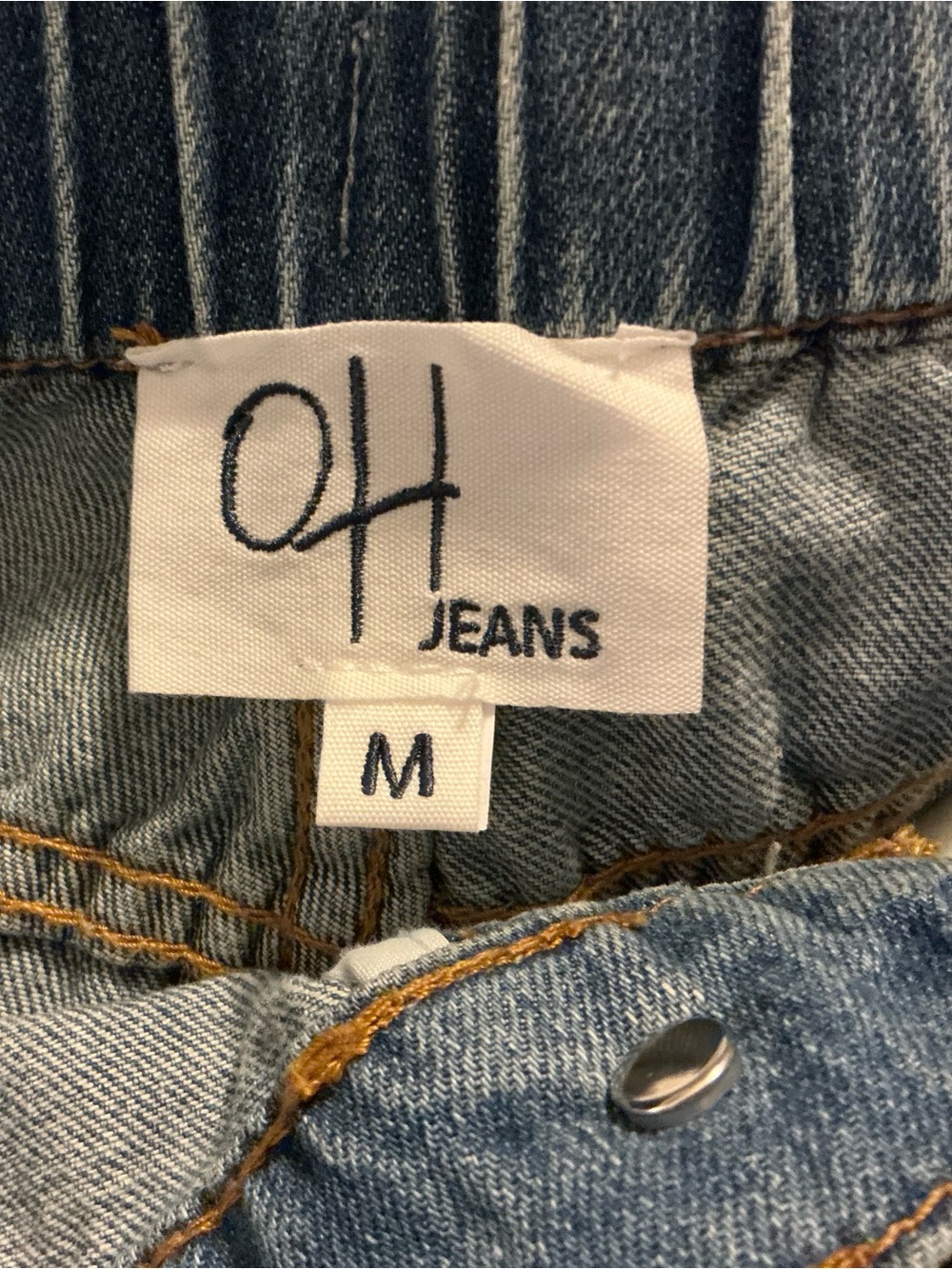 NWOT Oli & Hali Vintage Bloom Patchwork Denim Pants - Picture 6 of 8